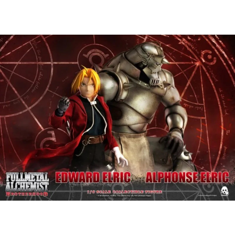 Threezero Original FigZero Series FULLMETAL ALCHEMIST Anime Action Figure Model Toys Collectible Model Ornaments Gifts for Boys