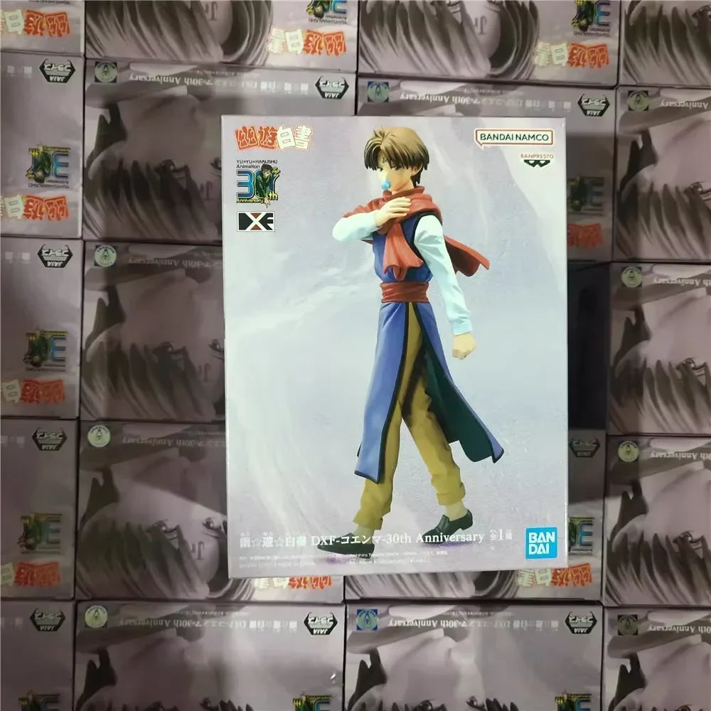 Bandai Original Anime Figure YuYu Hakusho Koenma Action Figure Collect Decorative Model Doll Figurine Toys Birthday Gift 17cm