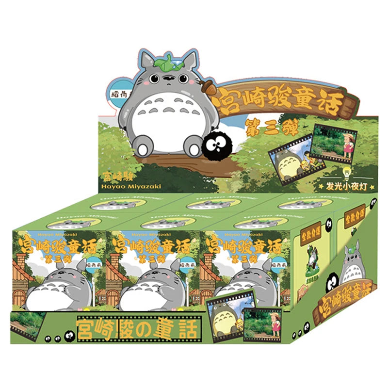 Hayao Miyazaki Large Sized Anime Figure Third Round Blind Box Creative Cute Fun With Light Emitting Home Decoration Mystery Box