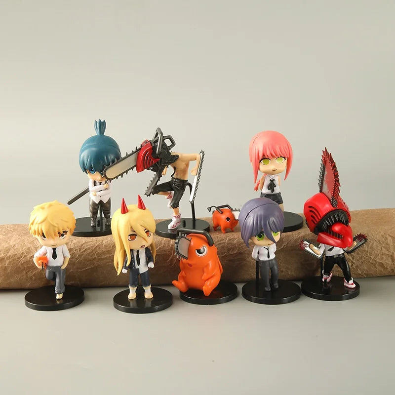 Chainsaw Man Figure 2d Anime Cartoon Chainsaw Dog Doll Toy Decoration Trendy Play Gift High Quality