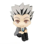 10cm Anime Haikyuu!! Action Figure Kotaro Bokuto Look Up Figure Model Q Version PVC Statue Collection Desk Toy Ornament Gifts