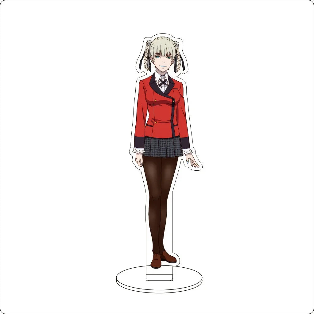 Anime Kakegurui Acrylic Stand Ornaments Momobami Kirari Saotome Meari Ryōta Suzui Jabami Yumeko Figure Stand Halloween Gifts