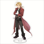 Anime Fullmetal Alchemist Acrylic Stand Action Figure PVC Desktop Stand Model Toy Christmas Gif