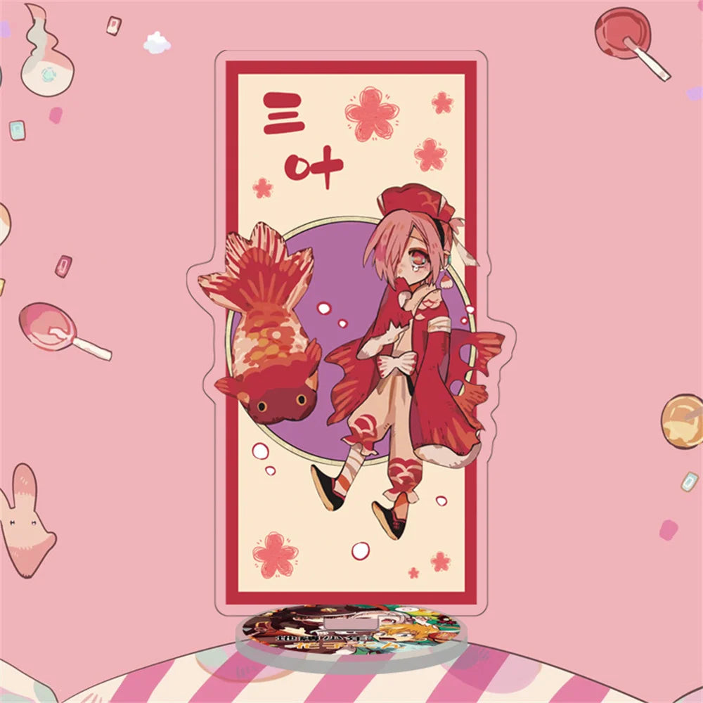 15CM Charm Anime Toilet-bound Hanako-kun Acrylic Stand Model Cosplay Characters Ornament Accessories Good Collection Gifts
