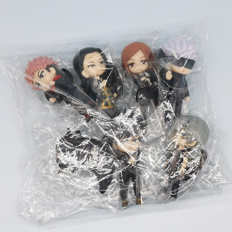 7PCS Jujutsu Kaisen Anime Figure Geto Suguru/Mahito Action Figure Satoru Gojo/Itadori Yuji Figurine PVC Collection Model Toys