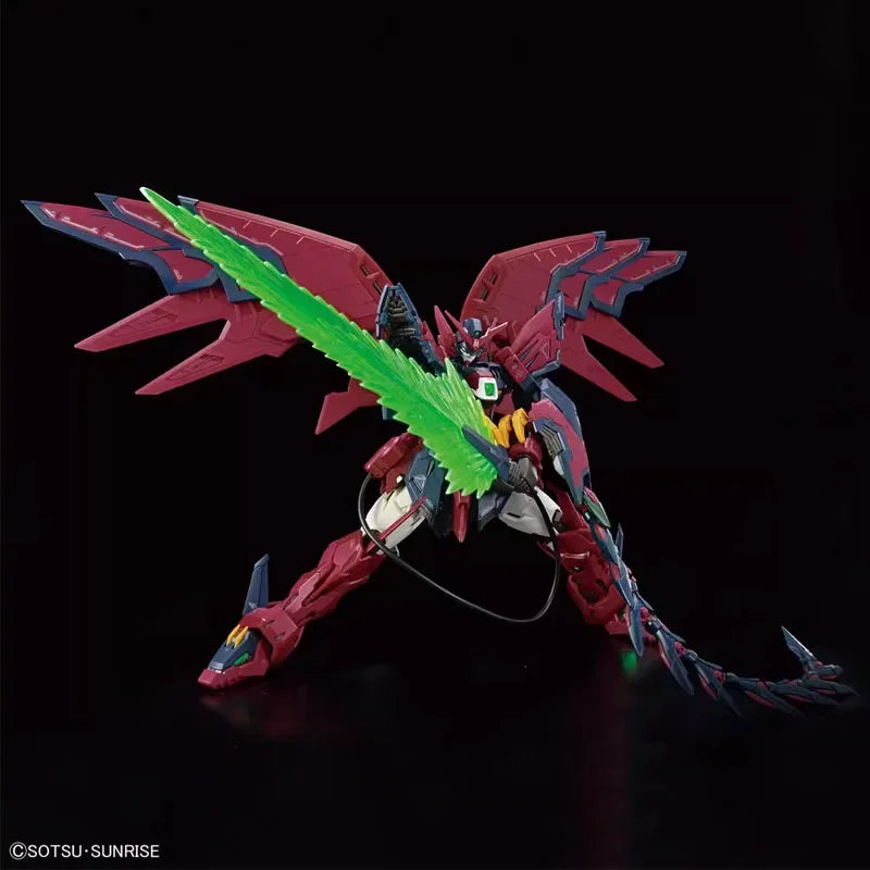 Bandai Original Genuine RG 1/144 GUNDAM EPYON MOBILE SUIT GUNDAM WING OZ-13MS Anime Model Toys Action Figure Gifts Collectible