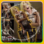 New 28cm Attack on Titan Anime Figures Annie Leonhart Figures PVC Statue Collection Model Room Decoration Birthday Gift Toys