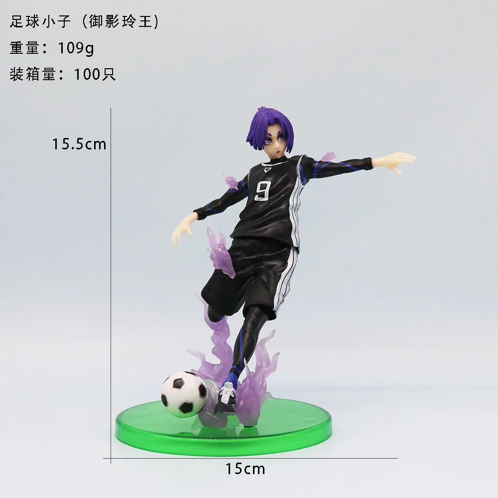 15.5CM Anime BLUE LOCK Mikage Reo Figure Forward Weapon Series Toy Doll Action Figure Nagi Seishi Bachira Meguru Figure Model