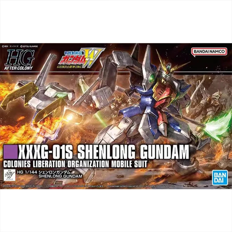 Bandai Gundam Model Kit HG Wing Deathscythe Heavyarms Sandrock Shenlong Wing Zero Altron Action Figure Gunpla Anime Figures