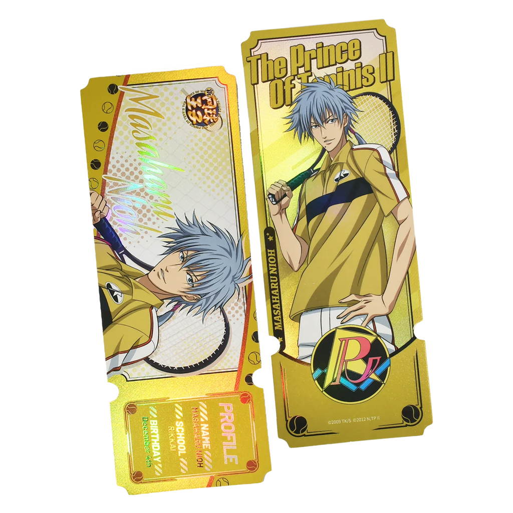 New Prince of Tennis Genuine Laser Ticket/Bookmark Collection Hobby Toys Echizen Ryoma Syusuke Fuji Atobe Keigo Kunimitsu Tezuka