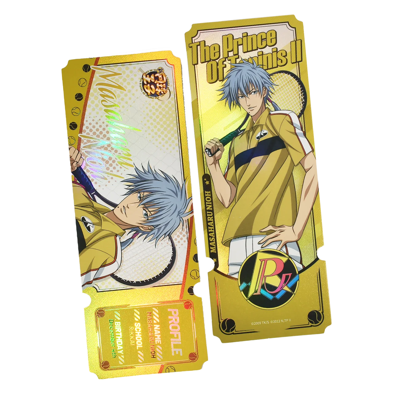 New Prince of Tennis Genuine Laser Ticket/Bookmark Collection Hobby Toys Echizen Ryoma Syusuke Fuji Atobe Keigo Kunimitsu Tezuka
