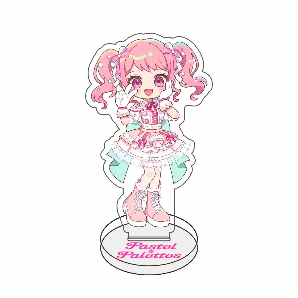 BanG Dream! Anime Acrylic Figures Stand Model Friends Keychain Fans Gifts Sakiko Soyo Display Keychain Ornaments Sweet Girl