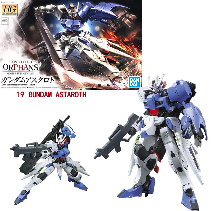Bandai Genuine HG IBO 1/144 GUNDAM Barbatos Gusion Hajiroboshi Astaroth Anime Action Figure Collectible Assembly Model Toys Gift