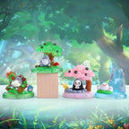 Totoro Blind Box Anime Figure By Hayao Miyazaki Wind Elf Glowing Night Light Mystery Box Decor Birthday Gift Collectible Kid Toy