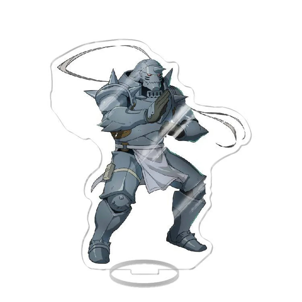 NEW Japan Anime Fullmetal Alchemist Acrylic Stand Model Figure Cosplay Plate Holder Topper Fans Christmas Desk Decor Plate Gift
