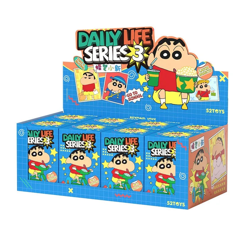 Anime Crayon Shin-chan Blind Box Daily Life Series Third Generation Blind Box Doll Model Hand-made Desktop Ornaments Toy Gift