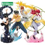 Kotobukiya YuYu Hakusho Yuusuke Urameshi Kurama Hiei Kazuma Kuwabara Original Anime Figure Collectible Model Doll Ornament Gifts