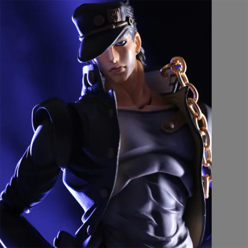 Genuine Jojo’S Bizarre Adventure Jotaro Kujo Action Figure Model Kit 250mm Height Collectible Toy Gift In Stock