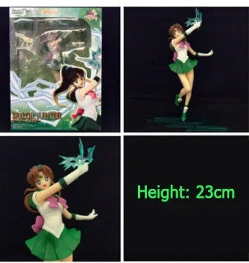 Anime Sailor Moon Tsukino Usagi Tuxedo Mask Sailor Venus Mercury Mars Jupiter Cake Decorations Room Ornament Action Figures Toys