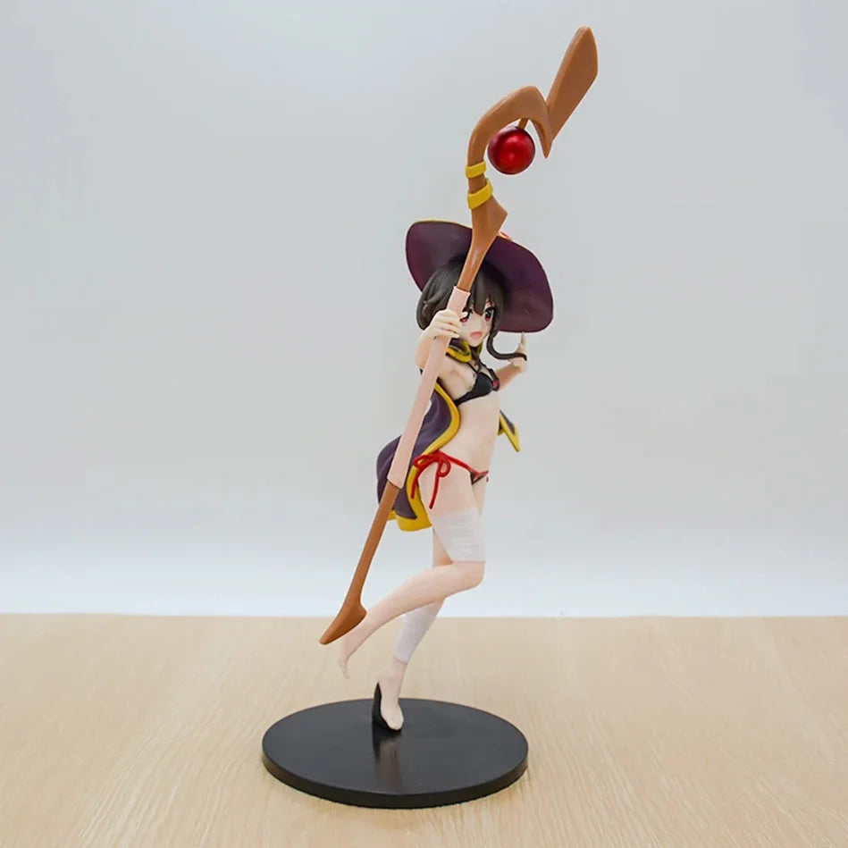 Megumin Action Figure 23cm - God's Blessing on This Wonderful World Cute Figurine Gift for Girls Model Toy