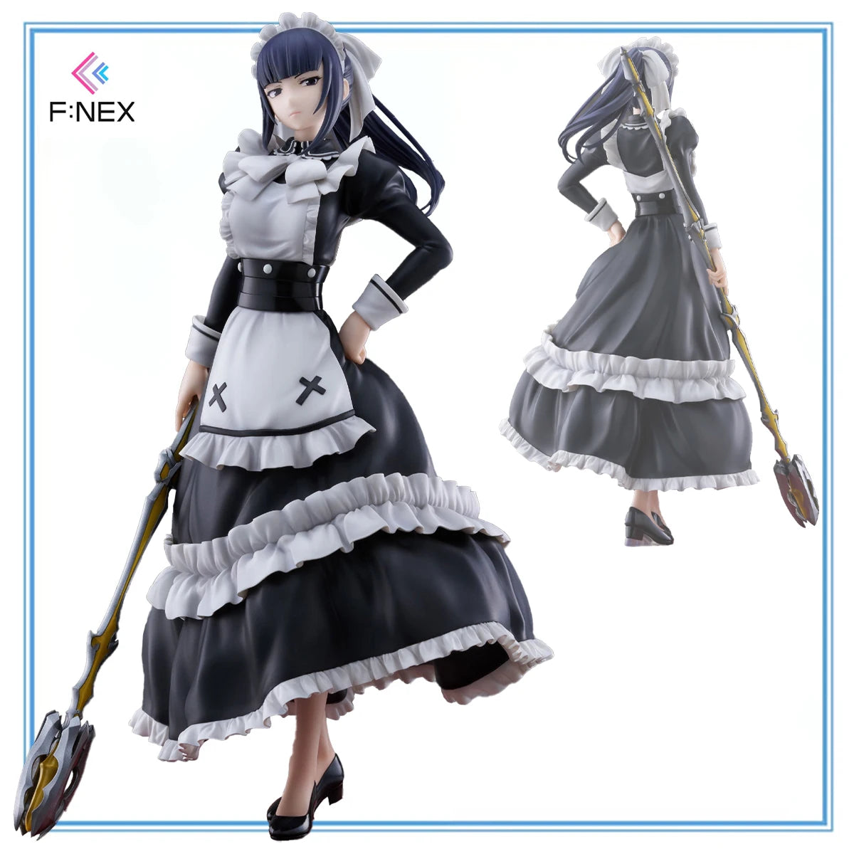 Original FuRyu F:Nex 1/7  Overlord - Narberal Gamma Anime Figure Action Figure Model Decoration Anime Cartoon Gifts Toys