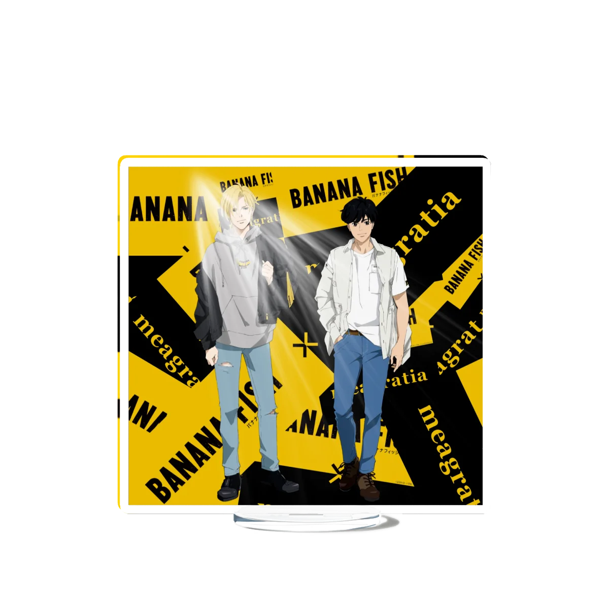 Banana Fish Ash Lynx Stand Model Plate Decoration Desk Figure Display Couple Gift Television Animation Prime Product Peripheral