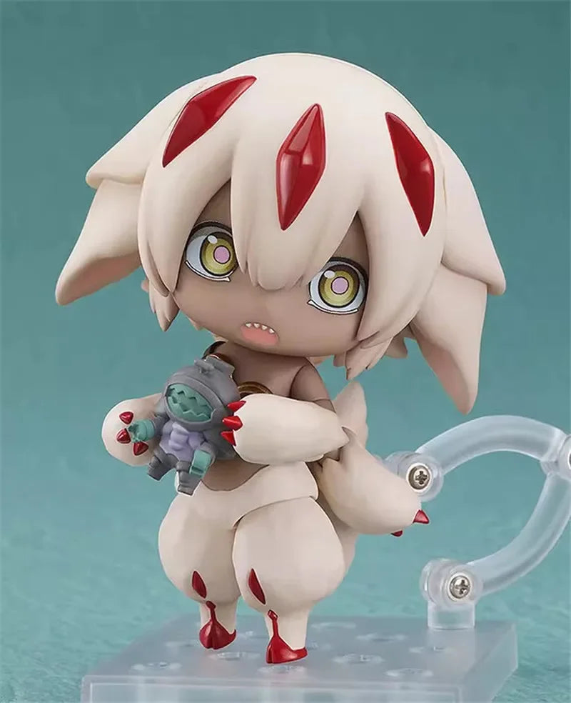 10cm Nendoroid Made In Abyss Comic Nanachi Reg Anime Figure Q Version Automotive Model Toys Room Ornament Birthday Gift