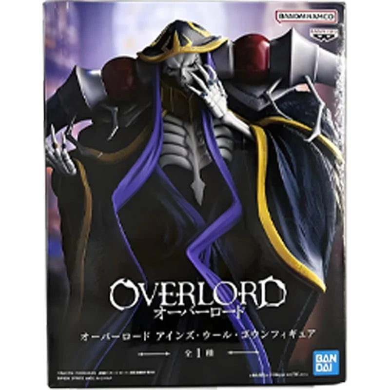 in stock Original Genuine BANDAI NAMCO BANPRESTO OVERLORD albedo and Ainz Ooal Gown Collector Figurine Toys Figure model gift