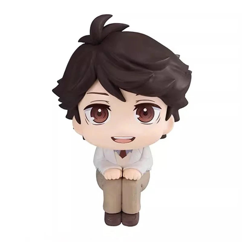 10cm Oikawa Tooru Figure Haikyuu Anime Figures Iwaizumi Hajime Look Up Action Figurine Pvc Model Collection Ornament Doll Toys