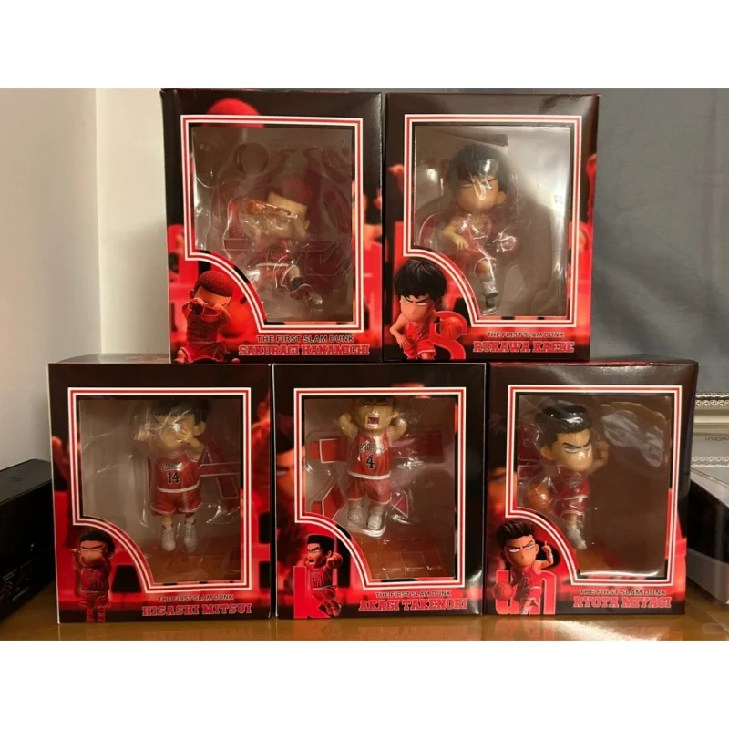 Slam Dunk Anime Figure Sakuragi Hanamichi Akagi Takenori Rukawa Kaede Ryota Miyagi Mitsui Model Collection Desktop Ornament Toys