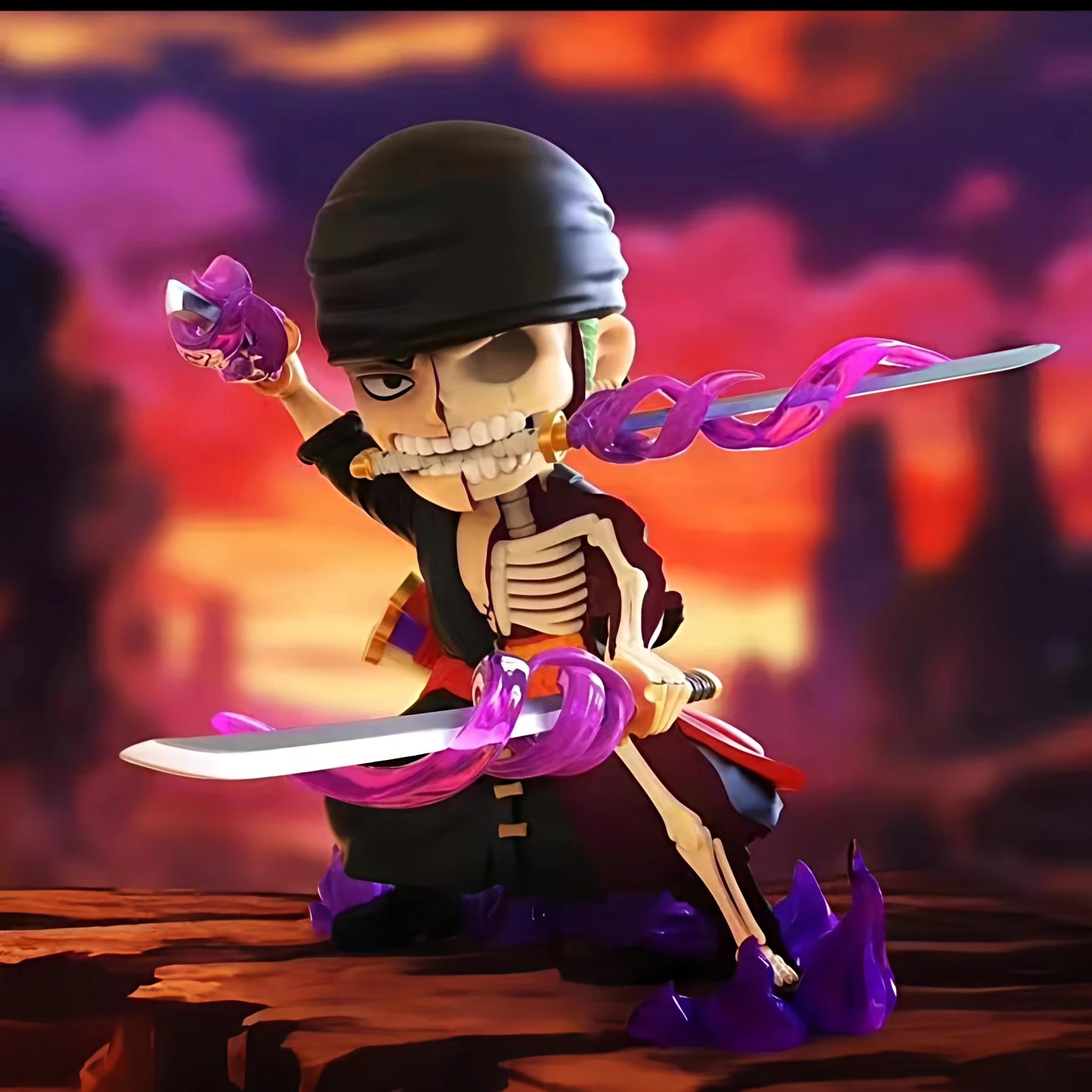 【 In Stock 】 Genuine Mightyjayy One Piece And One Country Ghost Island Battle Series Semi Dissection Blind Box Seventh Generatio