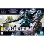 Bandai Gundam Model Kit HGUC RX-79G Ground Ez8 Gouf Custom Zaku 2 Rick Dom Acguy Action Figure Gunpla Building Kit Anime Figures