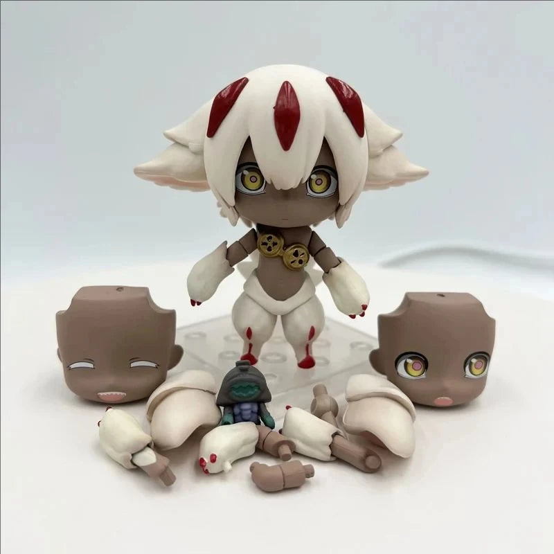 Made in Abyss Prushka Faputa 10cm Anime Action Figure - Collectible Toy Doll Perfect for Christmas Gift Fans of 1888# 1959#