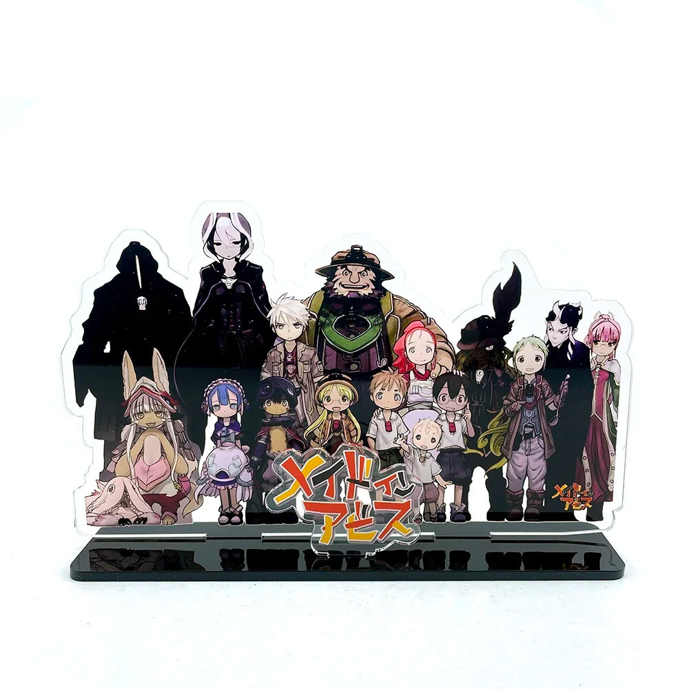 Made in Abyss Reg Riko Nanachi Bondrewd Ouzen Mitty Lyza Marulk Jiruo Kiyui acrylic stand figure model plate holder topper anime