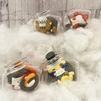 N Stock 100% Genuine Mh OnePiece Anime Figurine Pirate King Straw Hat Luffy Bottle Cat Goodnight Series Blind Box Cute Gift