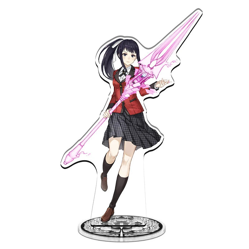 Anime Kakegurui Acrylic Stand figure Mary Saotome/Yumeko Jabami/Manga Inoshishi Stand Plate Cosplay Prop Decor Cartoons Gifts
