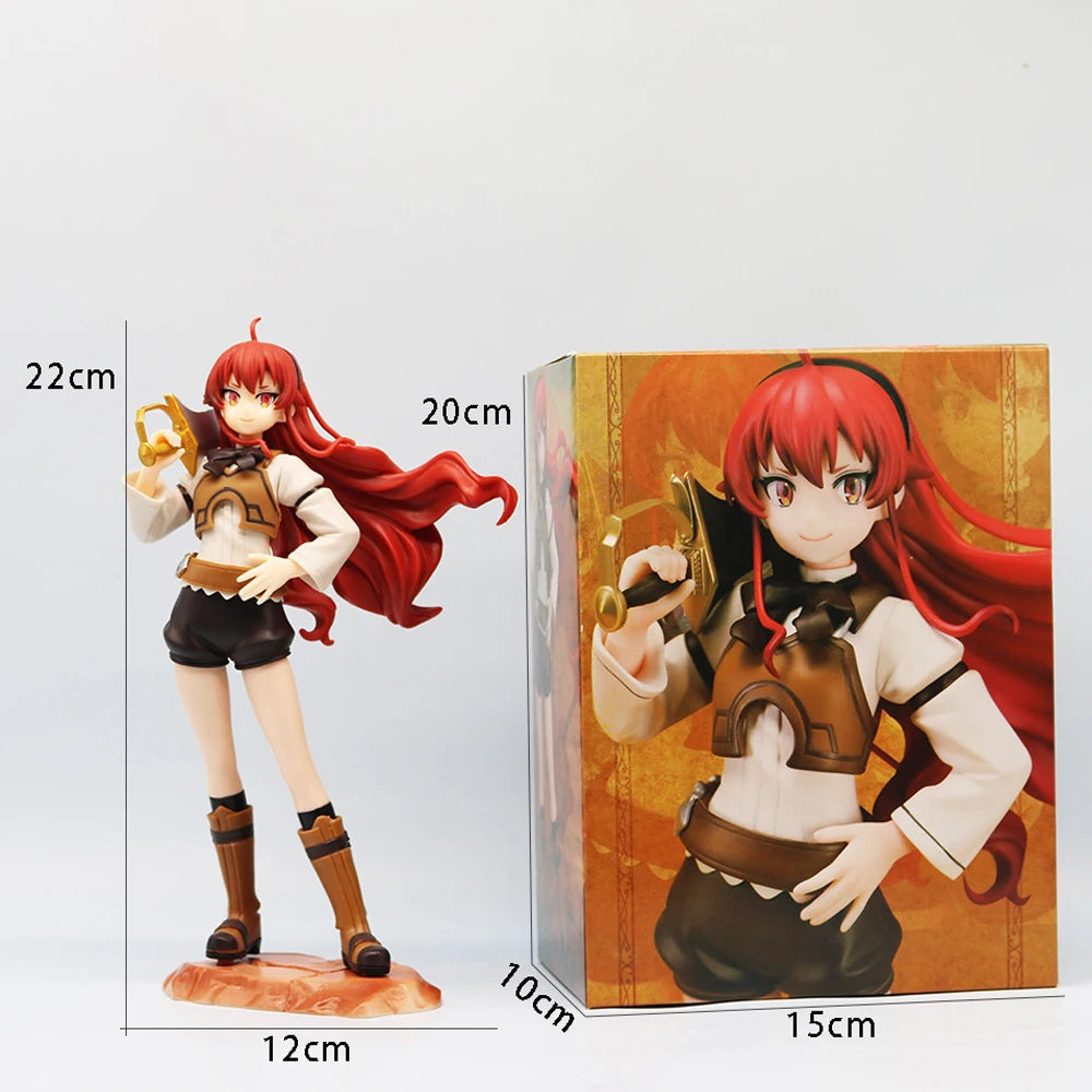 Magician Roxy Migurdia Action Figure Mushoku Tensei：Jobless Reincarnation Anime Figure PVC Adult Collection Model Doll Toys