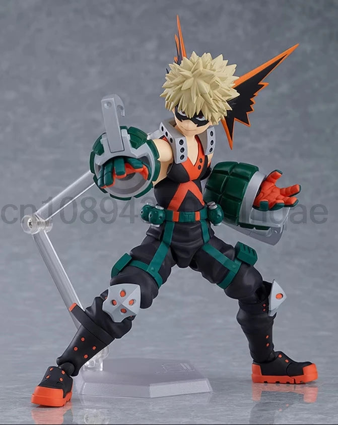 Figma My Hero Academia Bakugou Katsuki Figure 443 323 Midoriya Izuku Action Figure Model Toys Joint Movable Doll Room Decor