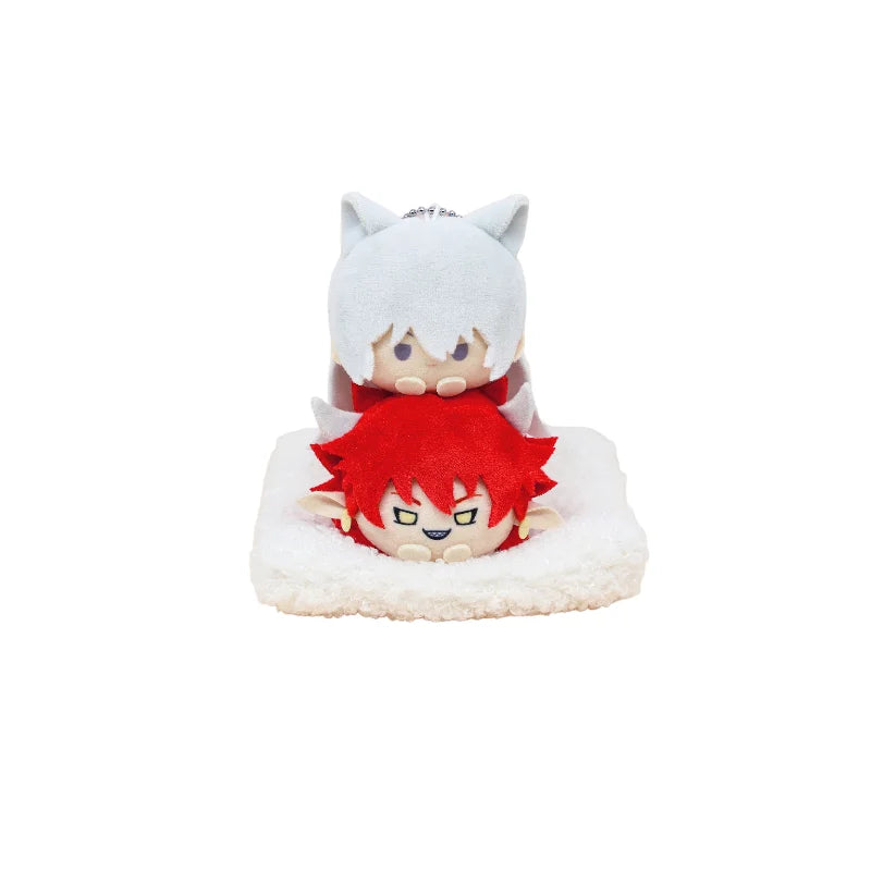 Original Nullset Kamisama Kiss Anime Plush Keychain Set Lay Down Figure Nanami Tomoe Hakushu Kawaii Hanging Ornament Chibi Doll