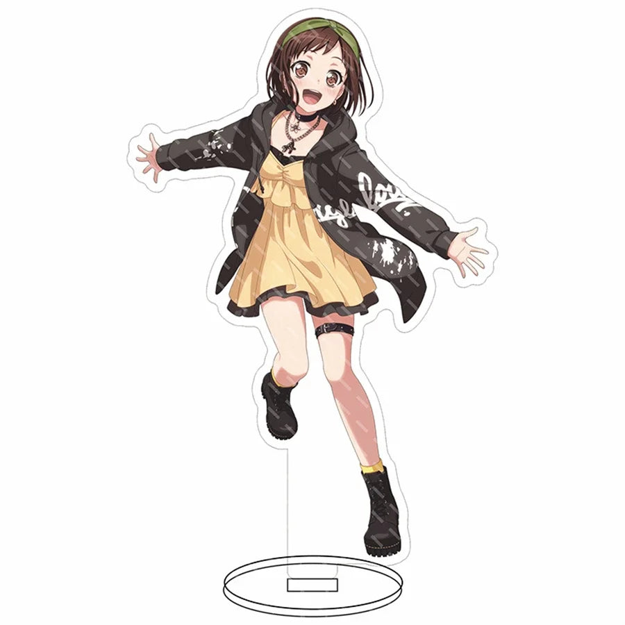 Anime Figure BanG Dream Maruyama Aya Sayo Hikawa Cosplay Acrylic Stand Model Plate Desk Decor Standing Sign Keychain Gifts