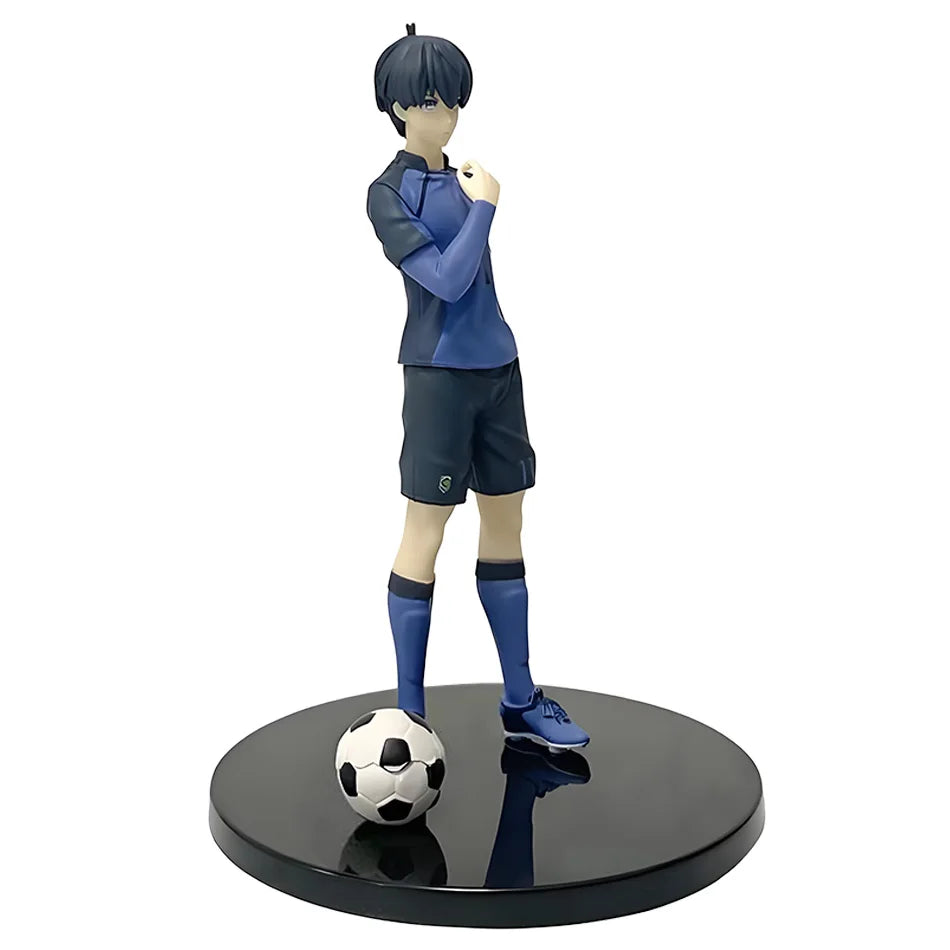BLUE LOCK Action Figures Isagi Yoichi Bachira Meguru Anime Figure Q Version Figurine PVC Collectible Model Kids Doll Toys Gifts