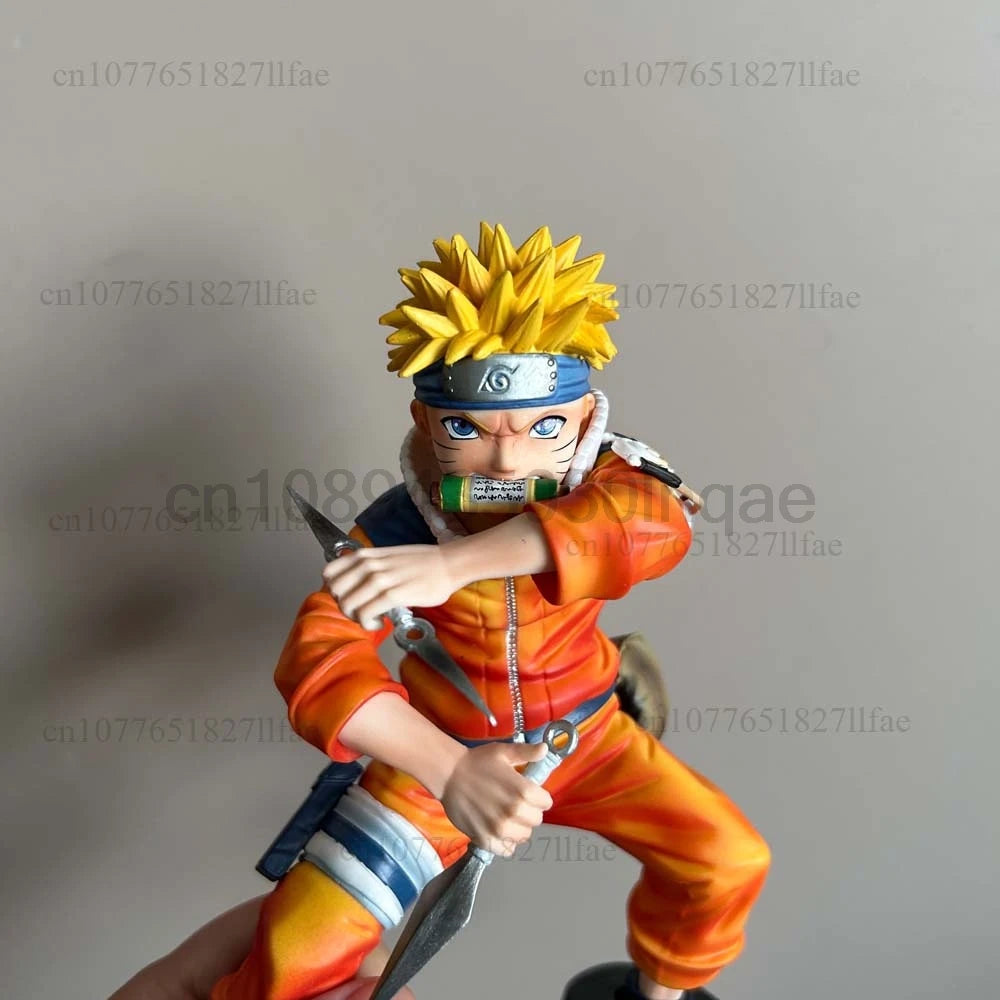Uzumaki Naruto Uchiha Sasuke Naruto PVC Statue Action Figure Model Toy Joint Movable Doll Bookshelf Ornament Gift For Friends