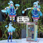 Anime Kono Subarashii Sekai ni Shukufuku o! Aqua Action Figure PVC Collection Model Doll Hobby Toys Desktop Decrations 20cm