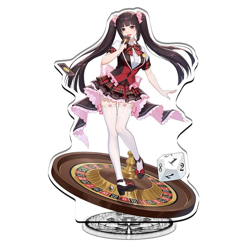 Anime Kakegurui Acrylic Stand figure Mary Saotome/Yumeko Jabami/Manga Inoshishi Stand Plate Cosplay Prop Decor Cartoons Gifts