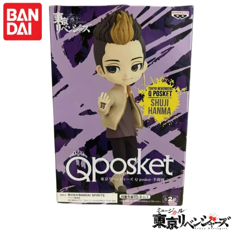 In Stock Original Bandai Banpresto Tokyo Revengers Qposket Hanma Xiuji Garage Kit Model 100% Genuin Ornaments Original Box