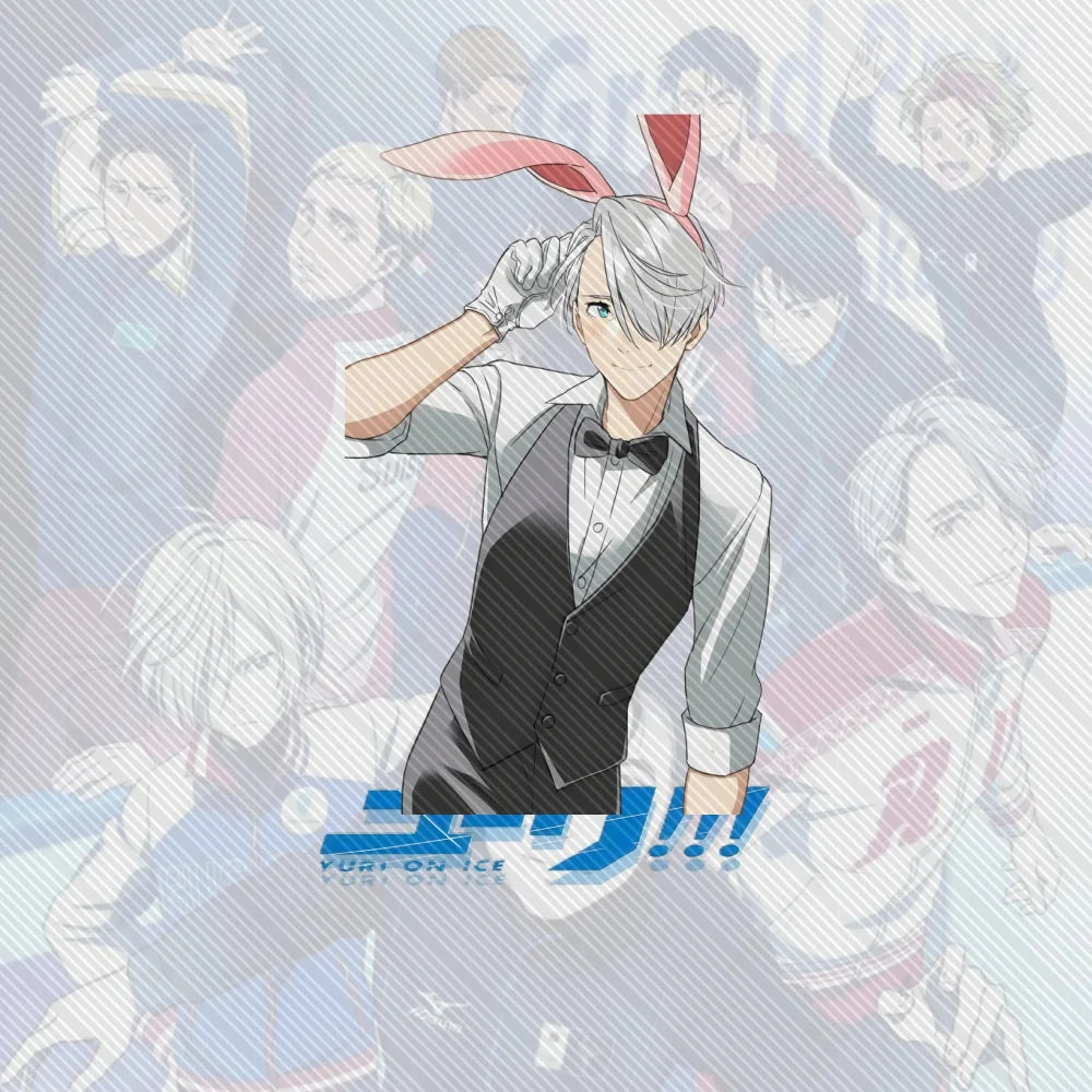 15CM Anime Yuri on Ice Acrylic Stand Model Cosplay Charm Characters Ornament Accessories Goods Collection Christmas Gifts