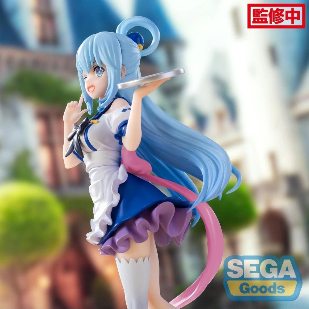 In Stock SEGA Original Genuine Anime Kono Subarashii Sekai Ni Shukufuku O! 3 Aqua Luminasta 18cm Collections Model Toy Figures