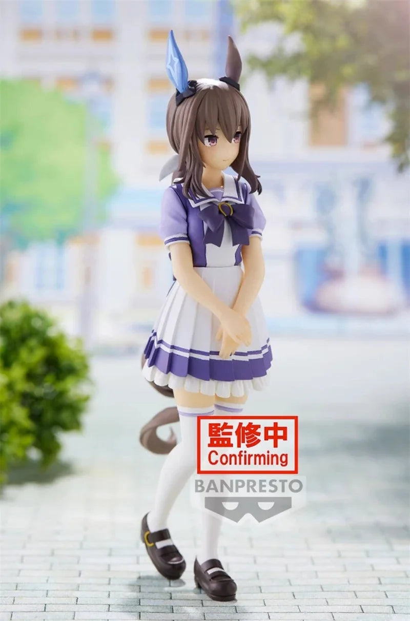Original Bandai Uma Musume: Pretty Derby Meisho Doto Admire Vega Anime Action Collectible Ornament Model Toys Holiday Gifts 17cm