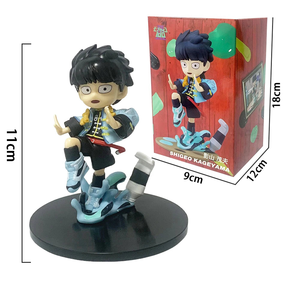 Anime Mob Psycho 100 Figures Reigen Arataka Q Edition Kawaii Figurine Toy Model Doll Desktop Ornaments Collectible Toy