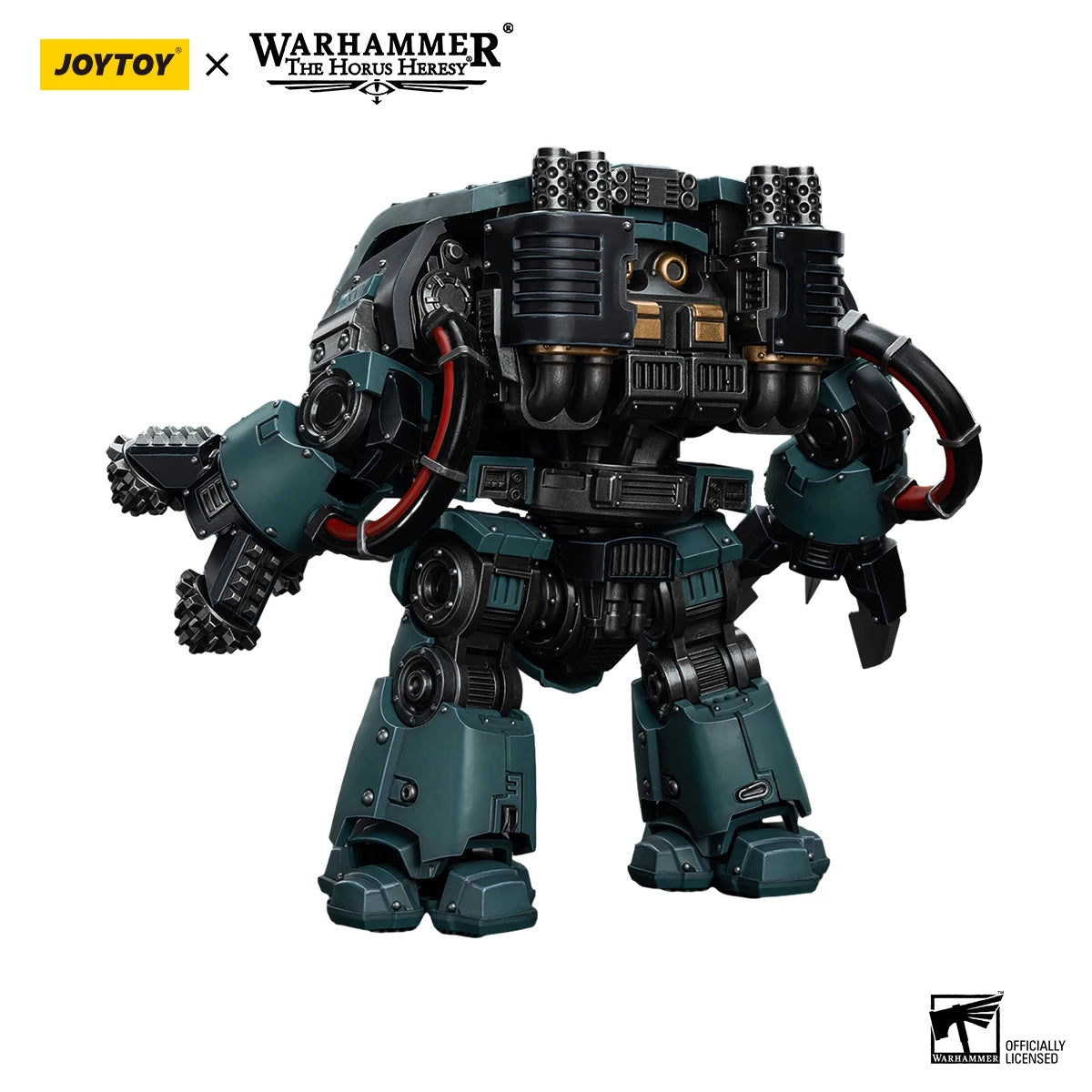 JOYTOY Warhammer 40k 1/18 Action Figures Mecha Anime 28.6cm Sons of Horus Leviathan Dreadnought with Siege Drills